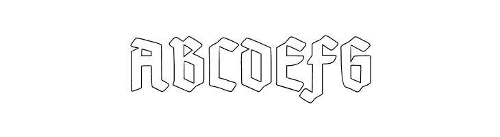 Deutsch-Gotisch Outline  Free Fonts Download