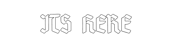 Deutsch-Gotisch Outline  Free Fonts Download