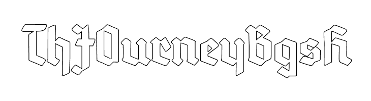 Deutsch-Gotisch Outline  Free Fonts Download
