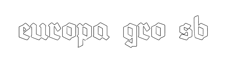 Deutsch-Gotisch Outline  Free Fonts Download