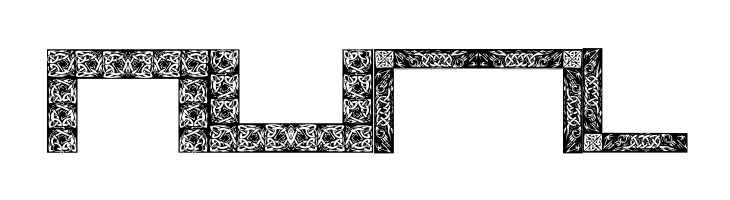 Celtic Frames  Free Fonts Download