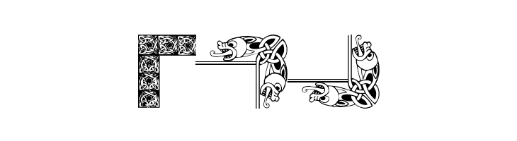 Celtic Frames  Free Fonts Download