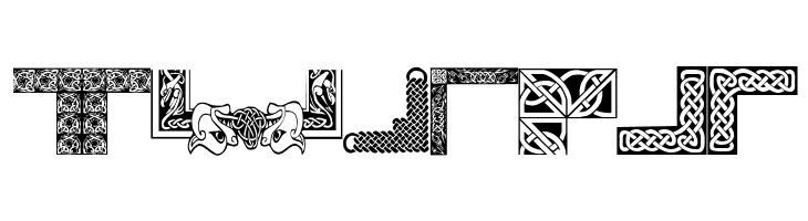 Celtic Frames  Free Fonts Download