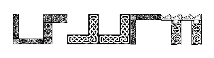 Celtic Frames  Free Fonts Download