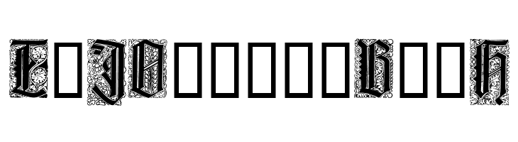 Liturgisch Zierbuchstaben  Free Fonts Download