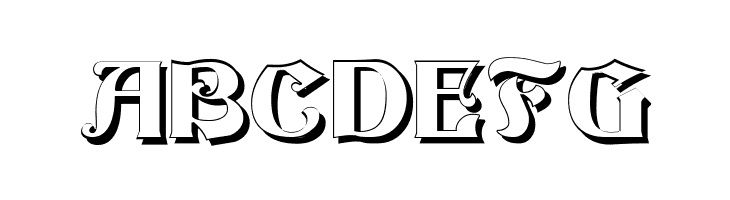Becker Shadow  Free Fonts Download