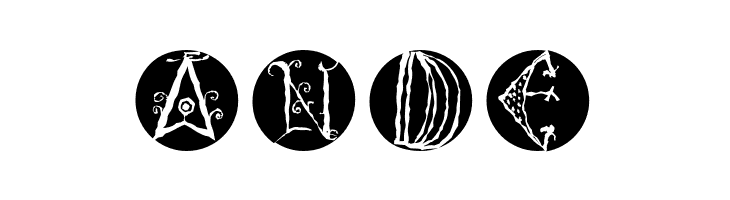 ImresCorrodetCapsInvers  Free Fonts Download