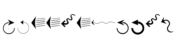 PfeileOne Regular  Free Fonts Download