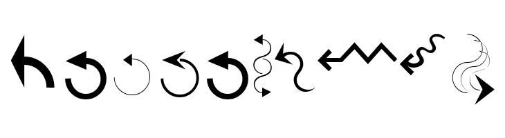 PfeileOne Regular  Free Fonts Download