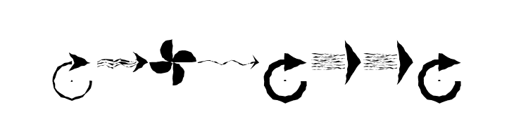 PfeileTwo Regular  Free Fonts Download