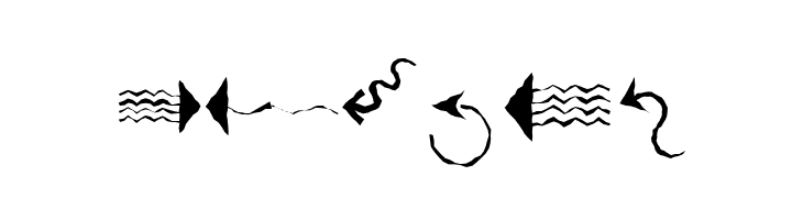 PfeileTwo Regular  Free Fonts Download