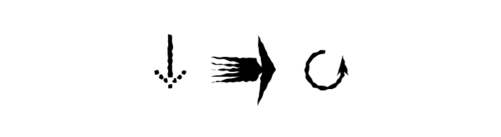 PfeileTwo Regular  Free Fonts Download