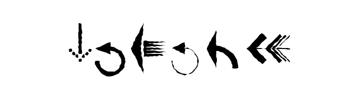 PfeileTwo Regular  Free Fonts Download