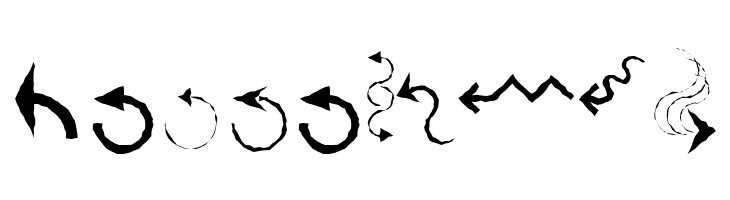 PfeileTwo Regular  Free Fonts Download