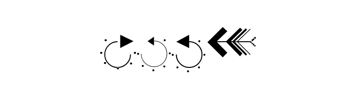 PfeileThree Regular  Free Fonts Download