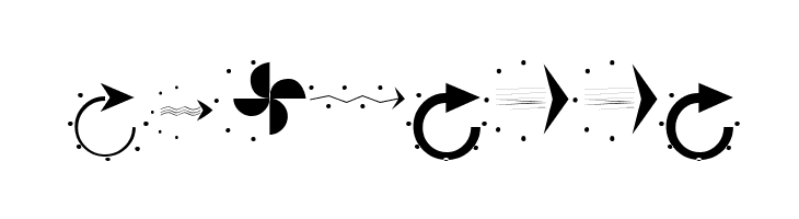 PfeileThree Regular  Free Fonts Download