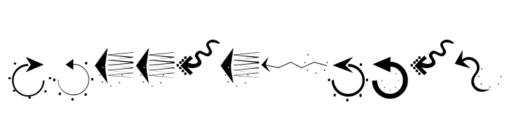 PfeileThree Regular  Free Fonts Download
