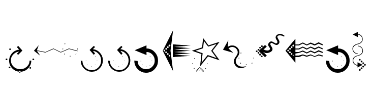 PfeileThree Regular  Free Fonts Download