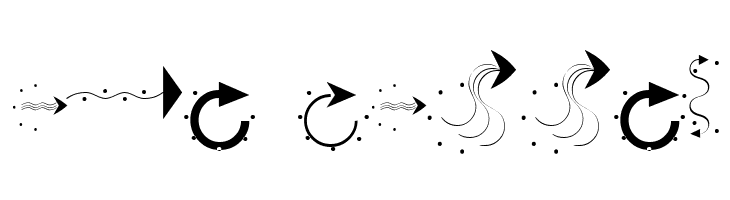 PfeileThree Regular  Free Fonts Download