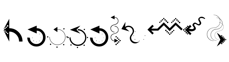 PfeileThree Regular  Free Fonts Download