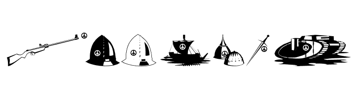 PeaceWeapons  Free Fonts Download