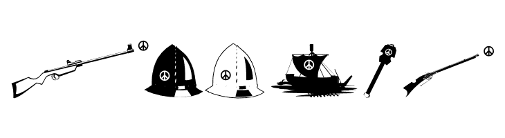 PeaceWeapons  Free Fonts Download