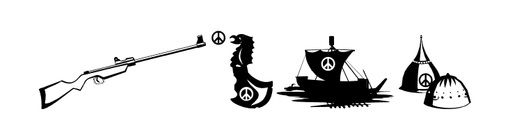 PeaceWeapons  Free Fonts Download