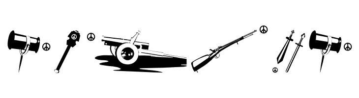 PeaceWeapons  Free Fonts Download