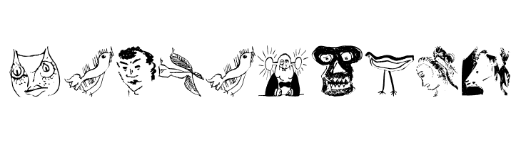 HeadsNBirds  Free Fonts Download