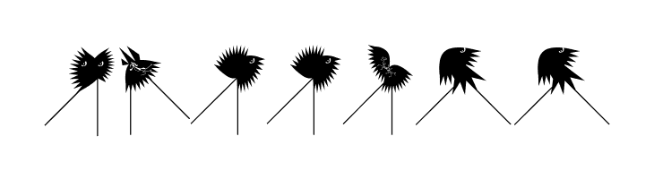 RunningZigzags  Free Fonts Download