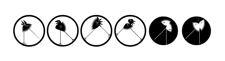 RunningZigzagsTwo  Free Fonts Download