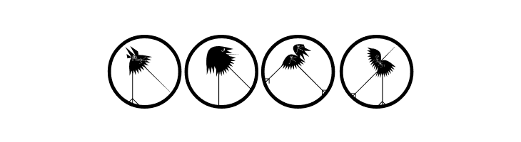 RunningZigzagsTwo  Free Fonts Download