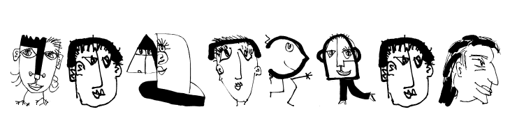 VectorFaces  Free Fonts Download