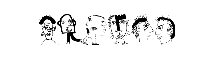 VectorFaces  Free Fonts Download
