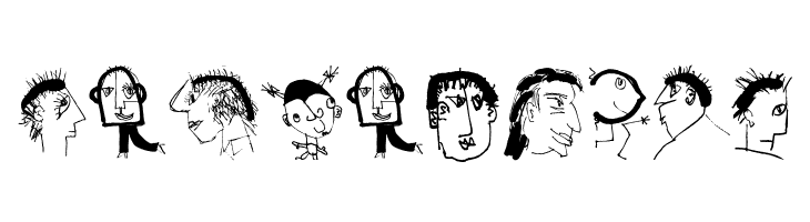 VectorFaces  Free Fonts Download