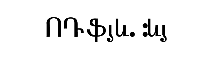 ARMEN_ TT Normal  Free Fonts Download