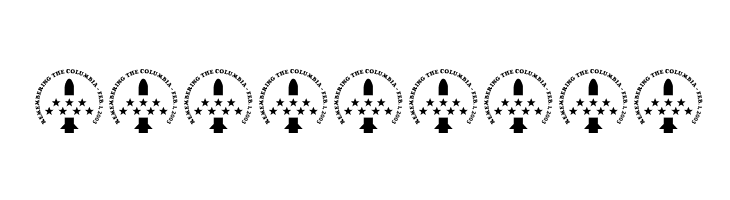 Columbia Shuttle Memorial Font  Free Fonts Download