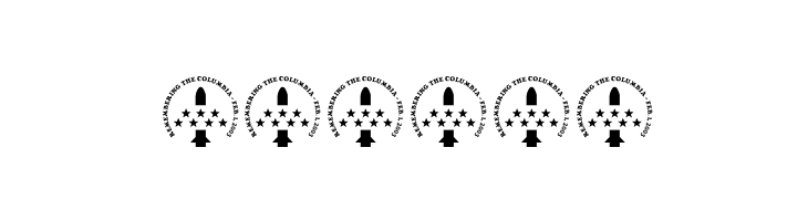 Columbia Shuttle Memorial Font  Free Fonts Download