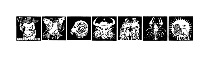 Tierkreis 1  Free Fonts Download