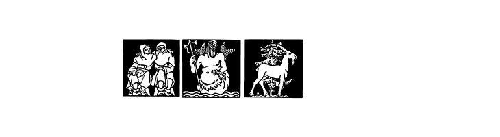 Tierkreis 1  Free Fonts Download