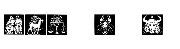 Tierkreis 1  Free Fonts Download