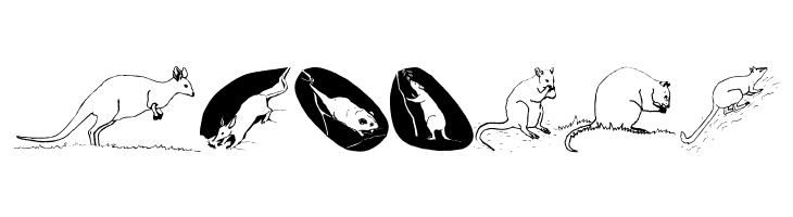 AustranimalsOne  Free Fonts Download