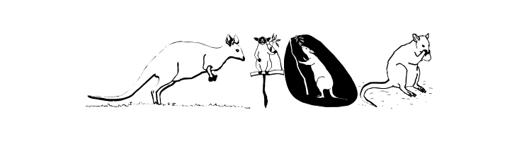 AustranimalsOne  Free Fonts Download