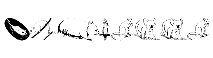 AustranimalsOne  Free Fonts Download