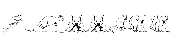 AustranimalsOne  Free Fonts Download