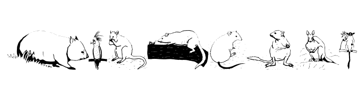 AustranimalsOne  Free Fonts Download