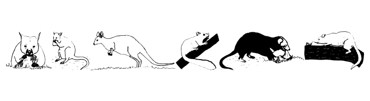 AustranimalsOne  Free Fonts Download