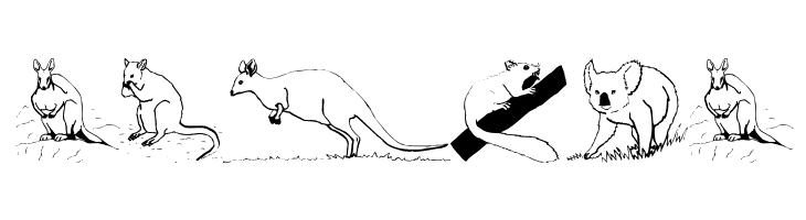 AustranimalsOne  Free Fonts Download