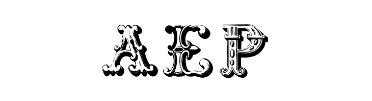 CorrodetInitials  Free Fonts Download