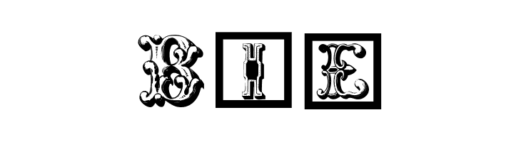 CorrodetInitials  Free Fonts Download